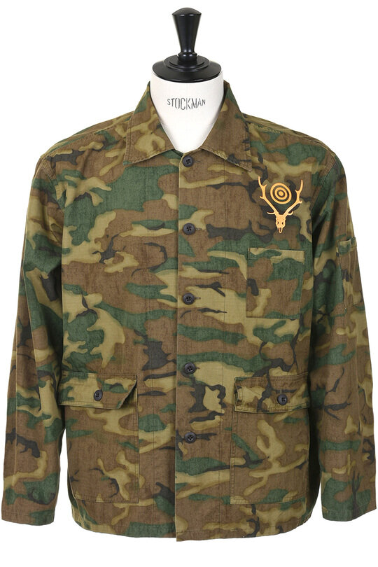 Ranger Shirt Camo Cotton Ripstop - Olive