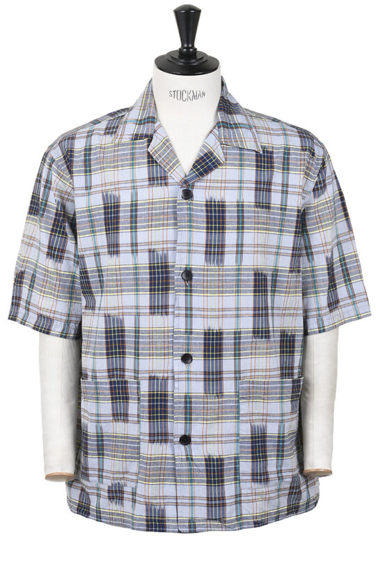 Cabana Shirt Madras Plaid - Blue
