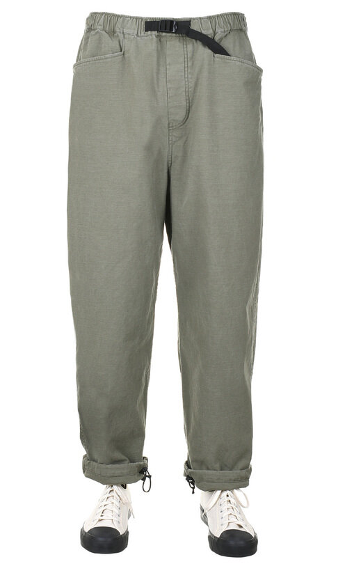 Belted Logger Pant Reverse Sateen - Olive