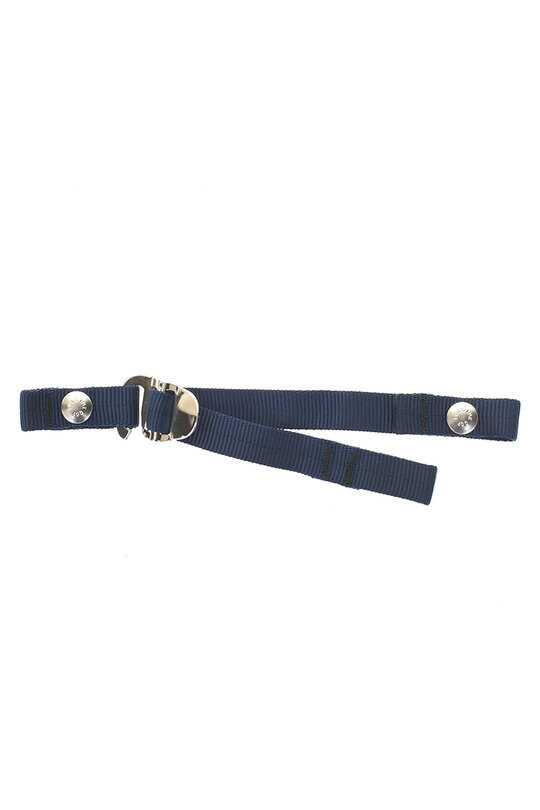 Sternum Strap With Silver Hook - Navy