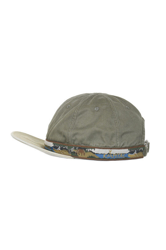 Chino Brimfield Cap (Navajo Boat) - Khaki