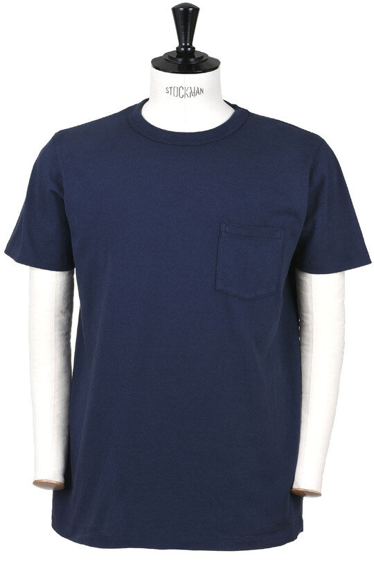 14/1 Pigment Dyed Pocket Tee - Dark Navy