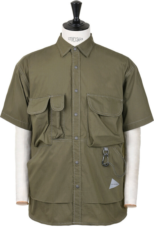 Multi Pocket SS Shirt - Khaki