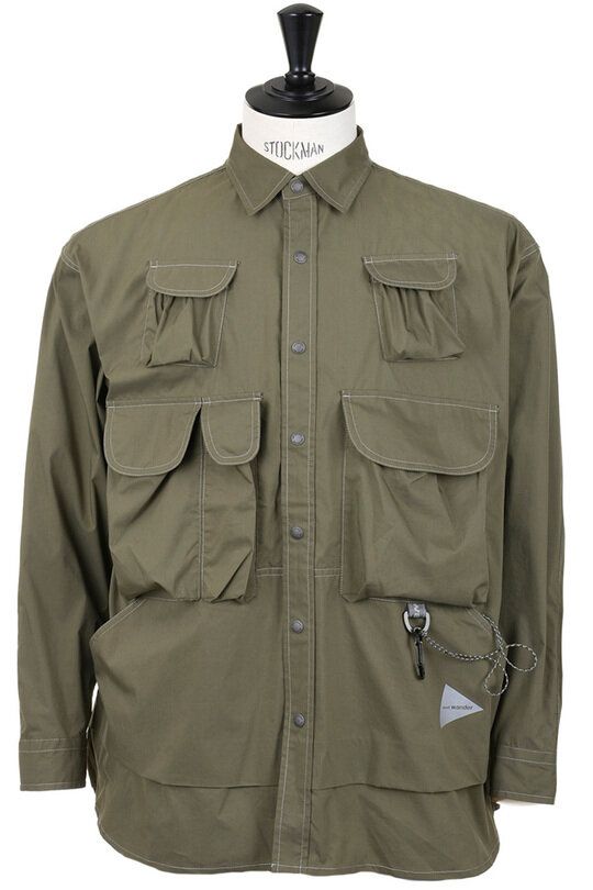 Multi Pocket LS Shirt - Khaki