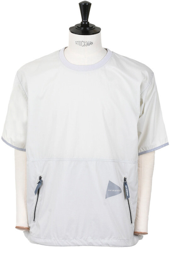 Pertex Wind Tee - Lt Grey