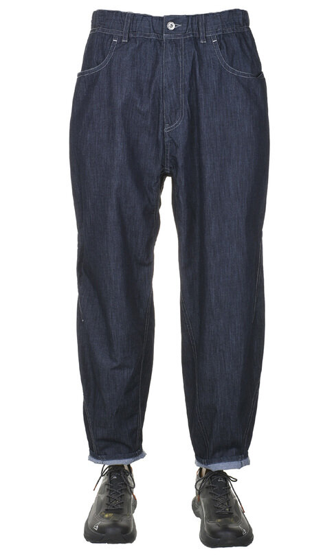 Dry Easy Denim Wide Pants - Indigo