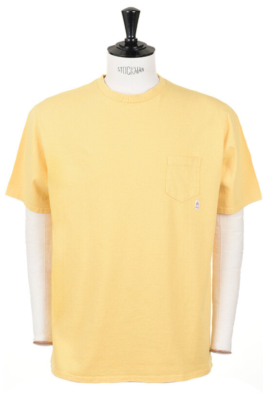 #R185-0103 Standard Pocket Tee - Smoke Yellow