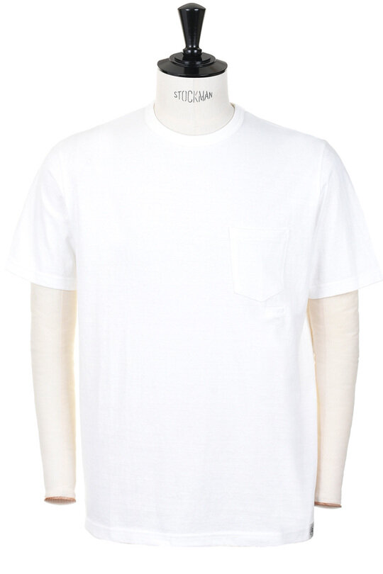 #R185-0101B Pocket Tee - White