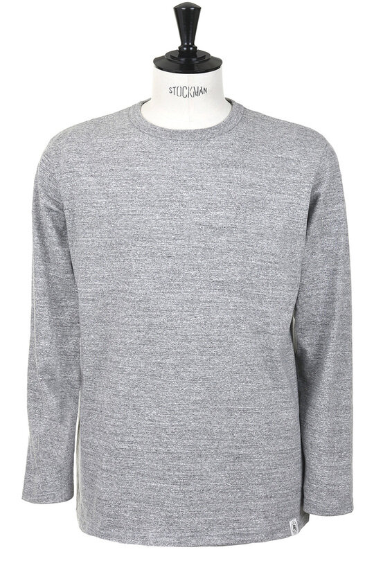 #R185-0102B "V" Insert Long Sleeve - Mix Grey
