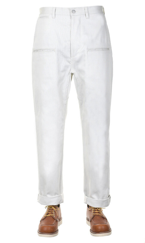Wheel Barrow Pants Pique - Ivory