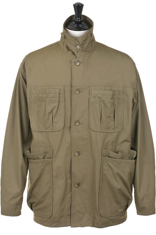 Overgrown Warden Jacket Poplin - Olive