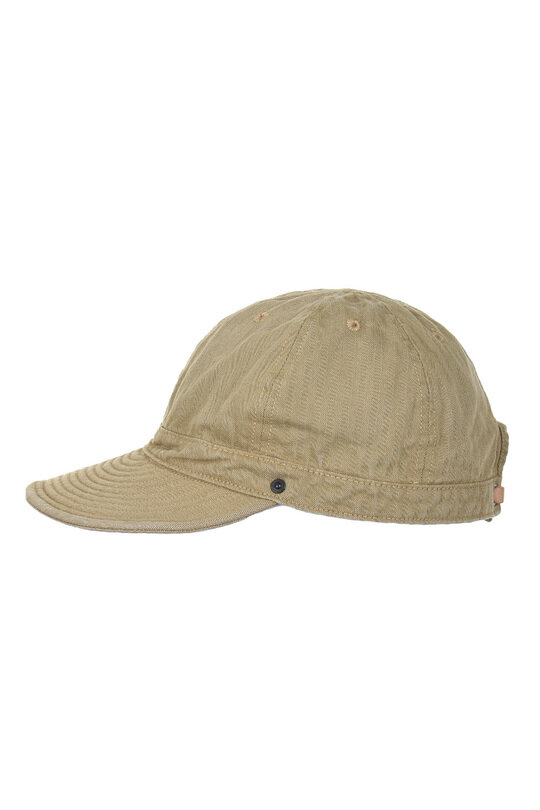 #2-75D26 Herringbone Kome Cap - Beige
