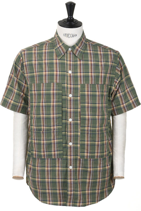 Leaf Pruner Half Plaid - Beige