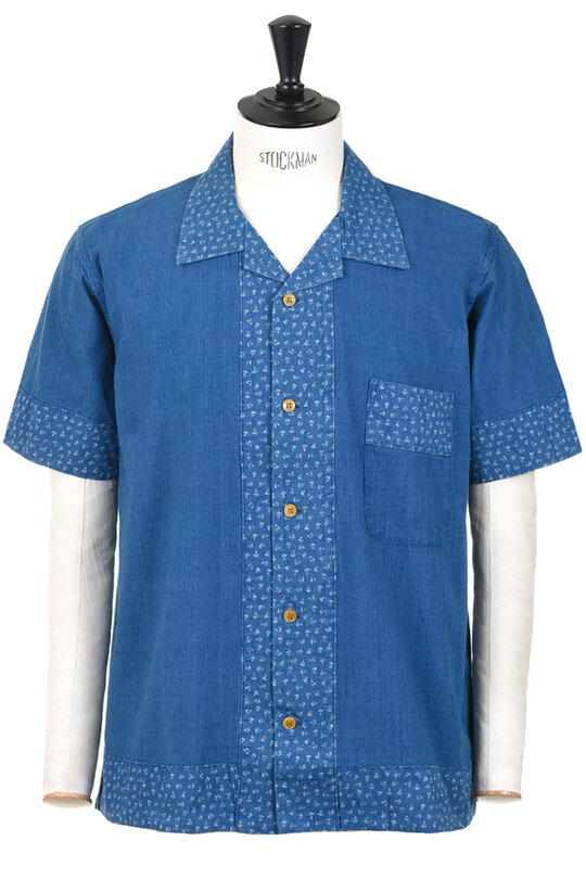 #5033 Kase-Zome Indigo Shirt - Indigo
