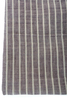 Cotton Flax Stripe Pocket Square - Cardinal Thumbnail