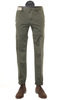 Green Slim Fit Cotton Stretch Trouser 1ST603 90664 Thumbnail