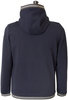 Hooded Quilted Sweater - Navy Thumbnail