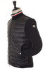 Quilted Front Jersey Jacket - Black Thumbnail
