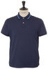 Knitted Tipped Polo - Navy Thumbnail