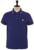 Classic Contrast Tipped Polo - Blue Thumbnail