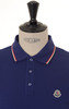 Classic Contrast Tipped Polo - Blue Thumbnail