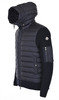 Moncler Quilted Hooded Cardigan - Navy Thumbnail
