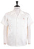 Irving Short Sleeve Shirt - Ivory Thumbnail