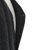 Down Gilet Herringbone Tweed - Charcoal Thumbnail