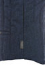 Down Gilet Herringbone Tweed - Navy Thumbnail