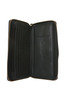 Large Leather Zip Wallet - Black Thumbnail