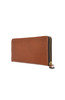 Large Leather Zip Wallet - Camel Thumbnail