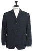 Mil Jacket Cotton Shantung - Navy Thumbnail