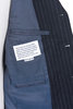 Lawrence Jacket Wool Chalk Stripe - Dark Navy Thumbnail