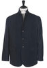 Lawrence Jacket Wool Chalk Stripe - Dark Navy Thumbnail