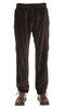 Reversible Damask Jacquard Easy Pant - Brown Thumbnail