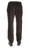 Reversible Damask Jacquard Easy Pant - Brown Thumbnail