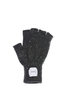 Ragg Wool Fingerless Glove - Black Tweed Thumbnail