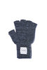 Ragg Wool Fingerless Glove - Denim Melange Thumbnail