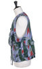 Cover Vest Polyester Big Floral Print - Light Blue Thumbnail