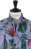 Loiter Jacket Polyester Big Floral Print - Light Blue Thumbnail