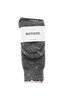 R1001 Double Face Crew Socks - Charcoal Thumbnail