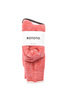 R1001 Double Face Crew Socks - Red Thumbnail