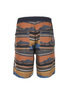 Print Water Repellent Stretch Shorts - Navy Thumbnail