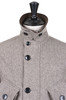 Military Half Coat Type B Wool Flannel - Beige Melange Thumbnail