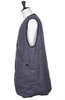 Reversible Padded Coat Liner Vest - Navy Thumbnail