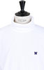 Needles Turtle Neck L/Sleeve Tee Poly Jersey - White Thumbnail