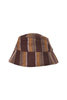Bucket Hat Cotton Flannel - Vertical Stripe Thumbnail