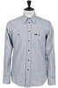  USN Shirt Stripe Japanese Chambray - White Thumbnail