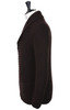 Shawl Collar Ribbed Merino Wool Cardigan - Brown Thumbnail