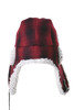 Shearling Buffalo Plaid - Red Thumbnail